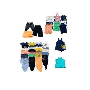 Baby Boy Clothes 0-3 mos. Lot